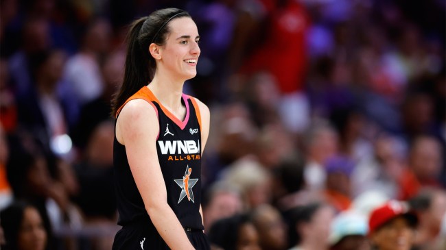 Caitlin Clark during 2024 WNBA All-Star game