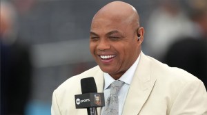 Charles Barkley on air before the National Championship game