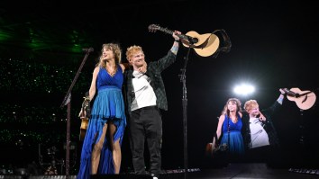 Watch: Taylor Swift And Ed Sheeran Team Up For Awesome Mashup At Wembley Stadium