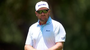 LIV golfer Graeme McDowell on the course.