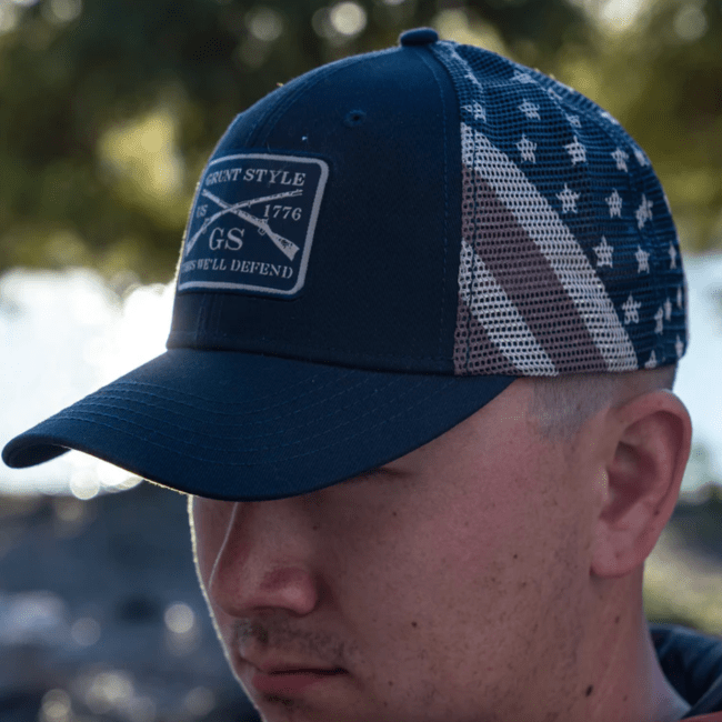 Stars and Bars Mesh Hat