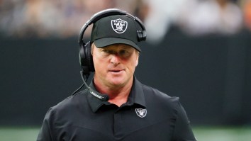 Disgraced Former NFL Head Coach Jon Gruden Seen At Chiefs Practice In Full Team Garb