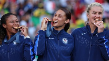 USWNT Star Lynn Williams Accidentally Broke Olympic Gold Medal Shortly After Winning It