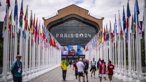 A view of the Olympic Village in Paris.