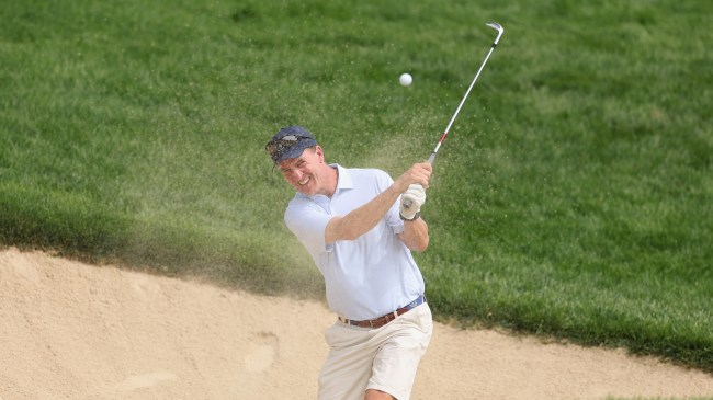 Peyton Manning at the BMW Championship Pro-Am.