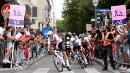 Olympic Cyclist Stops At Legendary Paris Cafe Mid-Way Through Gold Medal Race