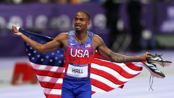 Quincy Hall Tries Cashing In On Olympic Success After Landing Tiny Gold Medal Payout In Paris