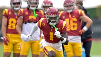 USC Football’s Human Cheat Code Managed To Get Even More Dangerous By Also Running Track