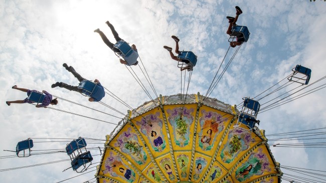 amusement park swing ride