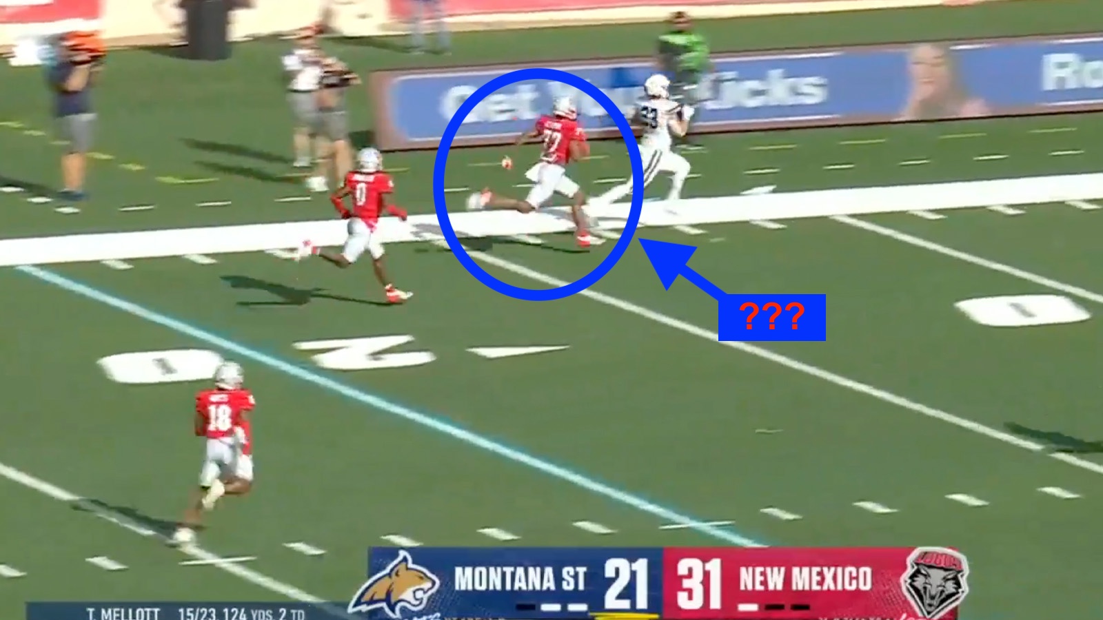 New Mexico's 6thYear DB Wears The Weirdest Number In Football