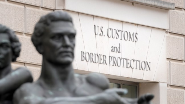 entrance to the US Customs and Border Protection headquarters building