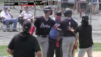Gary Sheffield’s Son Throws Tantrum After Getting Ejected For Chirping Summer League Umpire