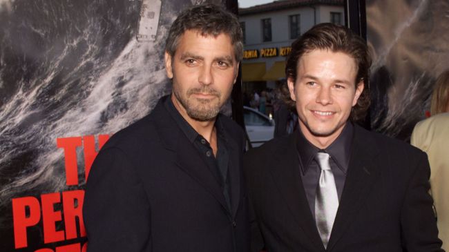 george clooney mark wahlberg the perfect storm premiere