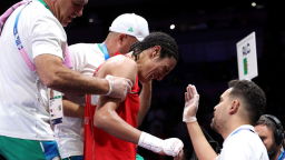 Imane Khelif Breaks Down & Cries After Becoming Algeria’s First Woman To Win Olympic Medal In Boxing Amid Controversy