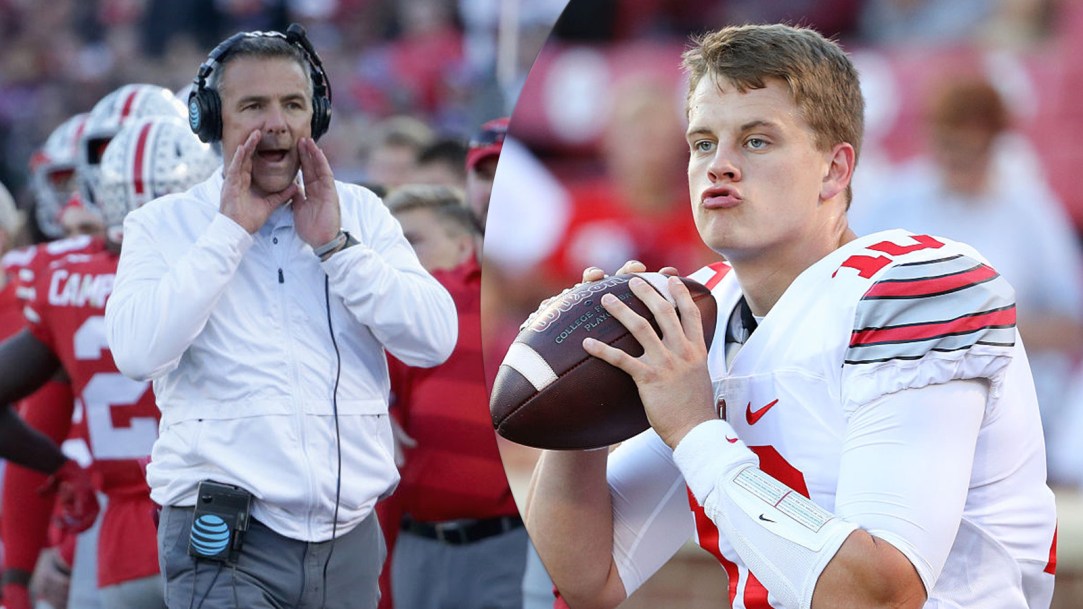 Joe Burrow Ohio State Urban Meyer