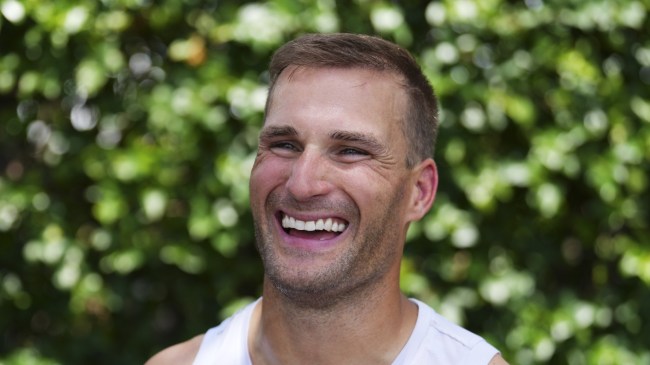 Atlanta Falcons QB Kirk Cousins after practice.