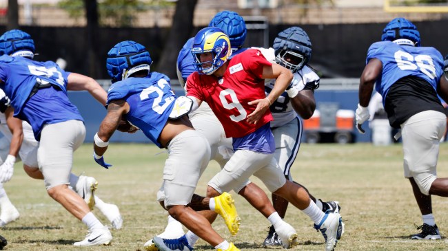 los angeles rams training camp practice