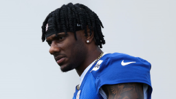 Giants’ Malik Nabers Gets Punched In The Face Several Times After Starting Fight With Lions’ Kerby Joseph