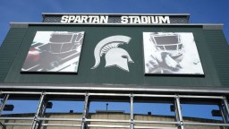 Michigan State Is Being Sued For Showing Hitler On Scoreboard At Football Game After Stealing Trivia