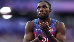 USA Basketball Mocks Noah Lyles After Winning Gold At Olympics