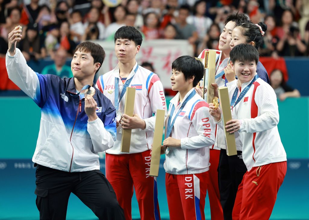 North Korea South Korea Selfie Olympics