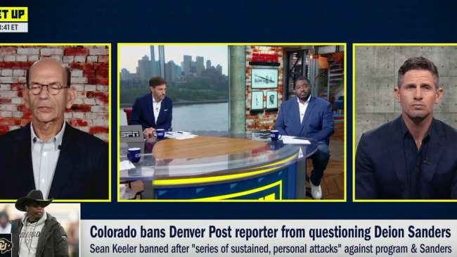 paul finebaum deion sanders get up