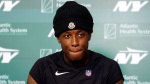 sauce gardner in a black winter hat