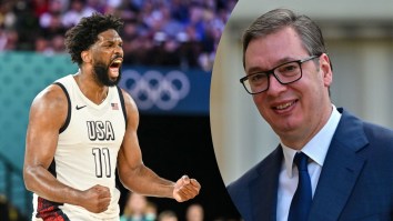 Salty Serbian President Blasts Olympics For Rigging Basketball Over Blatant Missed Call On Joel Embiid