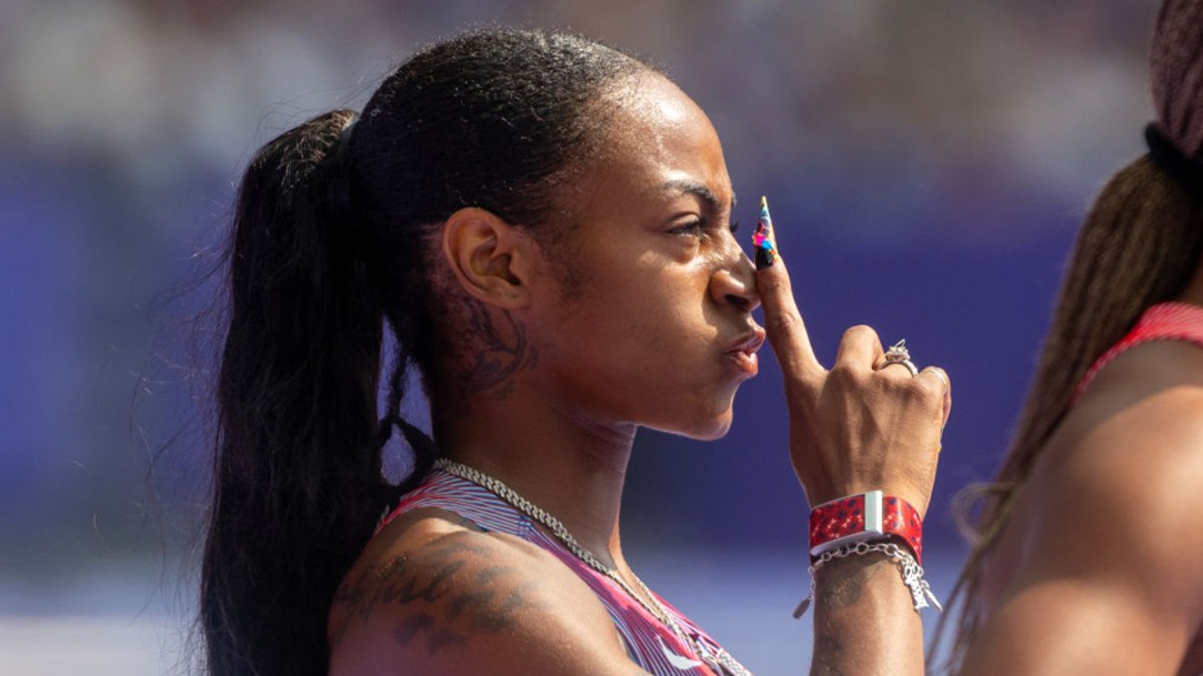 Sha'Carri Richardson Warm-Up Olympics Shelly-Ann Fraser-Pryce