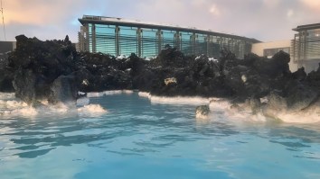 Iceland Volcano Erupts Causing Emergency Evacuation Of The Blue Lagoon Leading To Panicked Tourist Videos