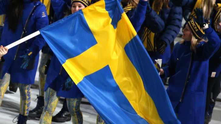 Sweden flag at Olympics