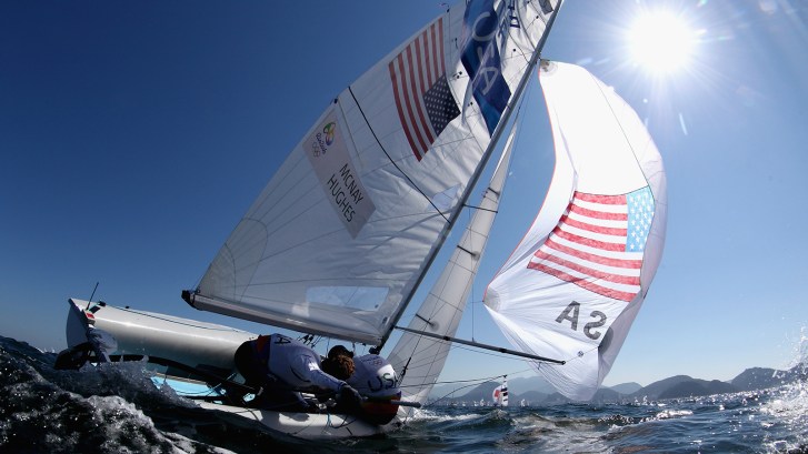 United States sailboat at Olympics