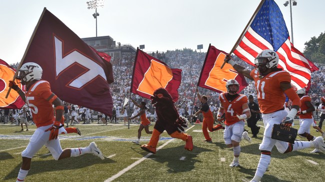 Virginia Tech football entrance