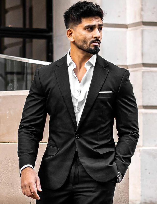 Coofandy Lightweight Casual Sport Coat seen during New York Fashion Week available on Prime Day