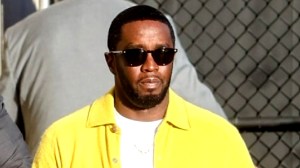 Diddy Sean Combs is seen arriving at Jimmy Kimmel Live