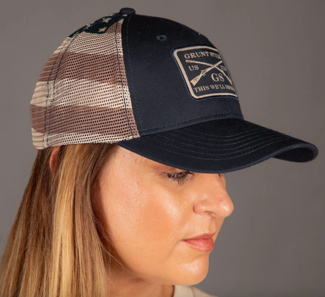 Stars and Bars Mesh Hat