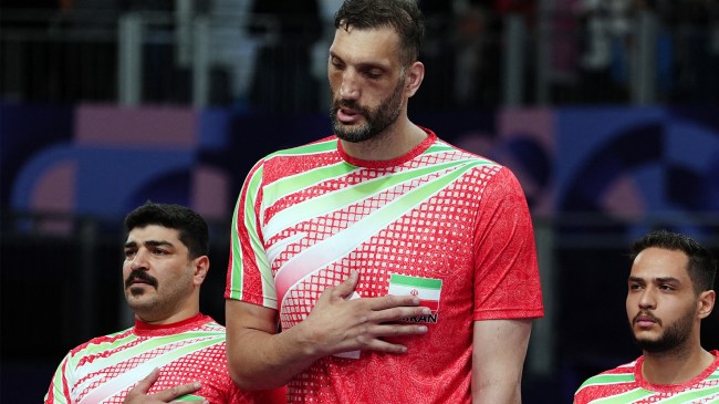 Iranian volleyball player Morteza Mehrzad