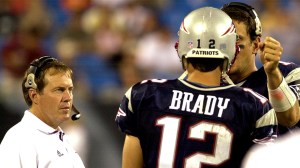 Patriots coach Bill Belichick holds meeting with Tom Brady and Drew Bledsoe