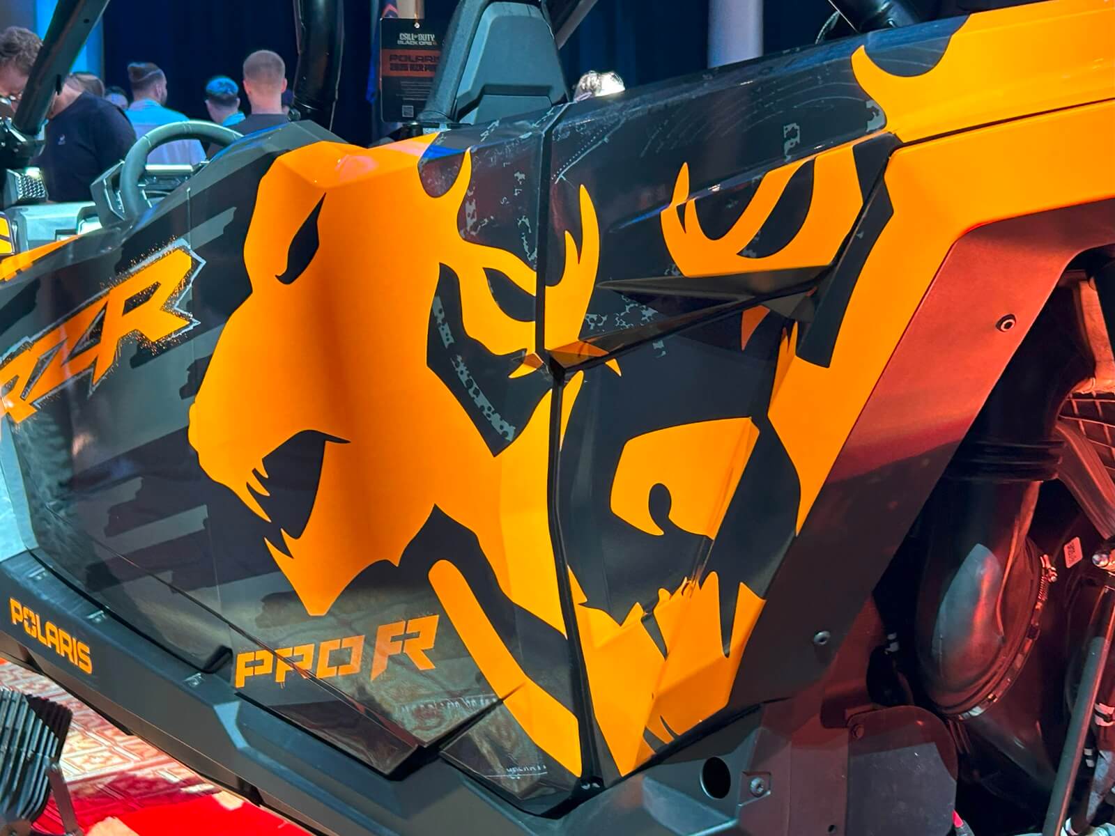 Polaris RZR Pro R 4 Cerberus with Call of Duty: Black Ops 6 livery. 