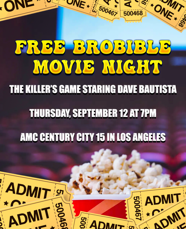 BroBible screening of "The Killer's Game" starring Dave Bautista