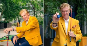 Actor Christopher McDonald invited fans to a mega challenging mini golf experience at the M&M'S® Peanut Butter Championship event in New York, celebrating the brand's new M&M'S Peanut Butter Minis and M&M'S Peanut Butter Mega.