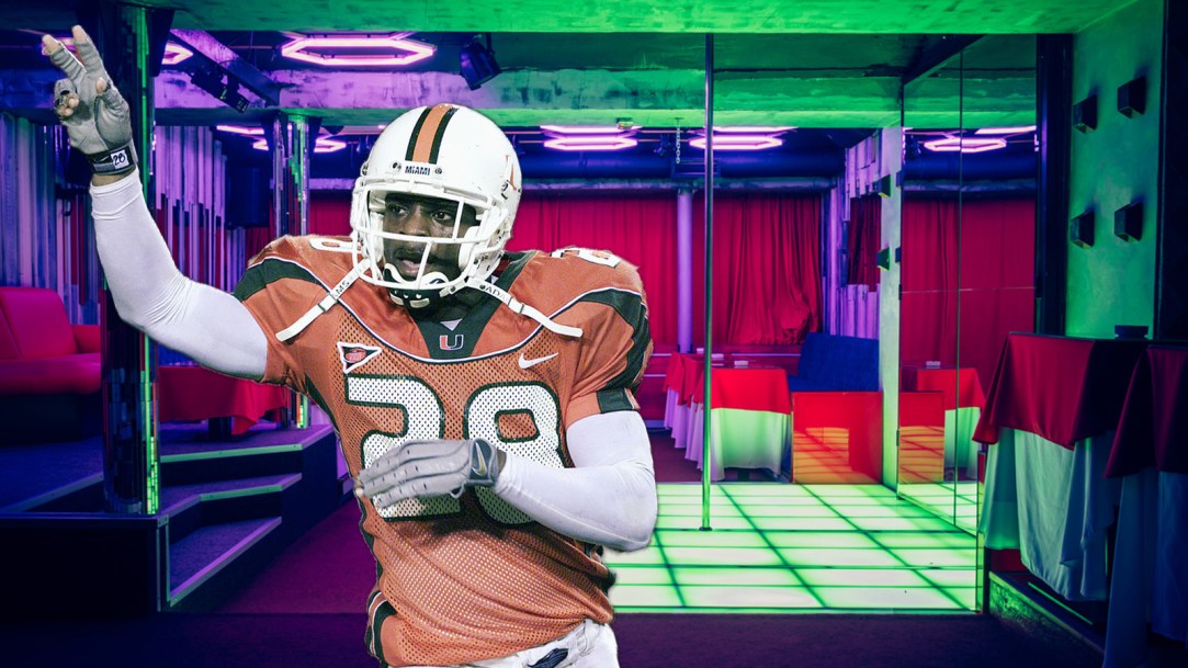 Clinton Portis Miami Commit Strip Club Lap Dance