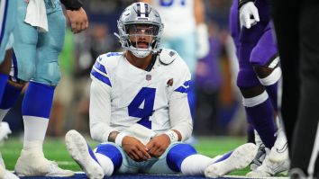 Dak Prescott Embarrassingly Chirps At Cowboys Fans After Getting Steamrolled By The Ravens