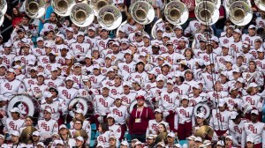 FSU Marching Chiefs band at Doak Campbell Stadium