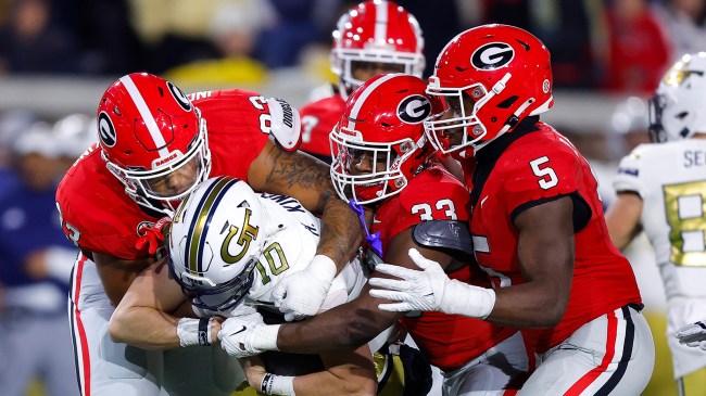 Georgia vs Georgia Tech football