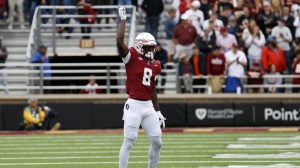 Florida State WR Hykeem Williams on the field vs. Boston College.