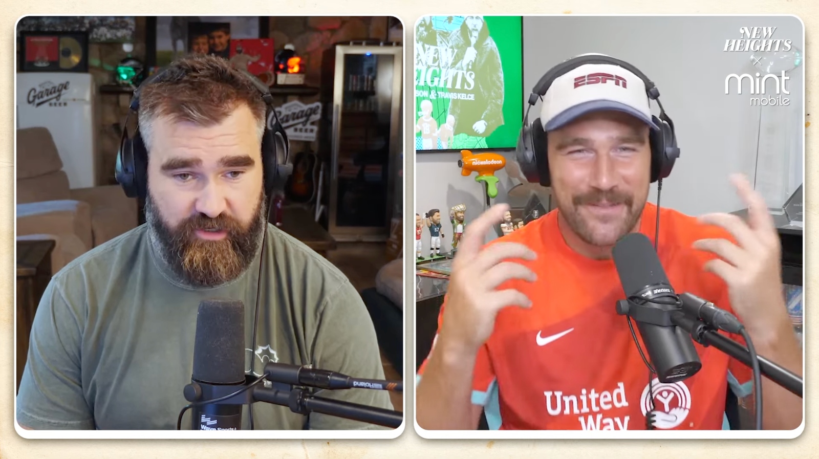 Travis and Jason Kelce discuss cats and Jason lying to his daughters