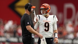 Joe Burrow Zach Taylor Meeting Bengals