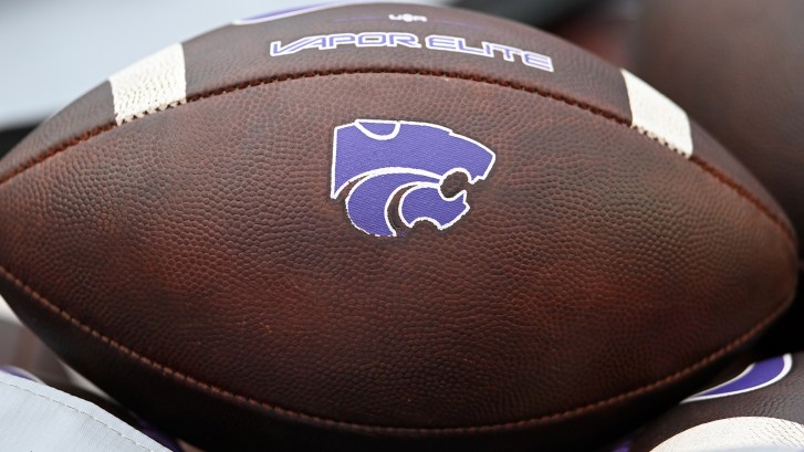 Kansas State logo on football