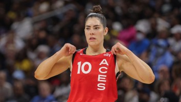 Kelsey Plum Is Jacked And Ready To Play In The NFL After Slick Toe Tap Touchdown During Warmups